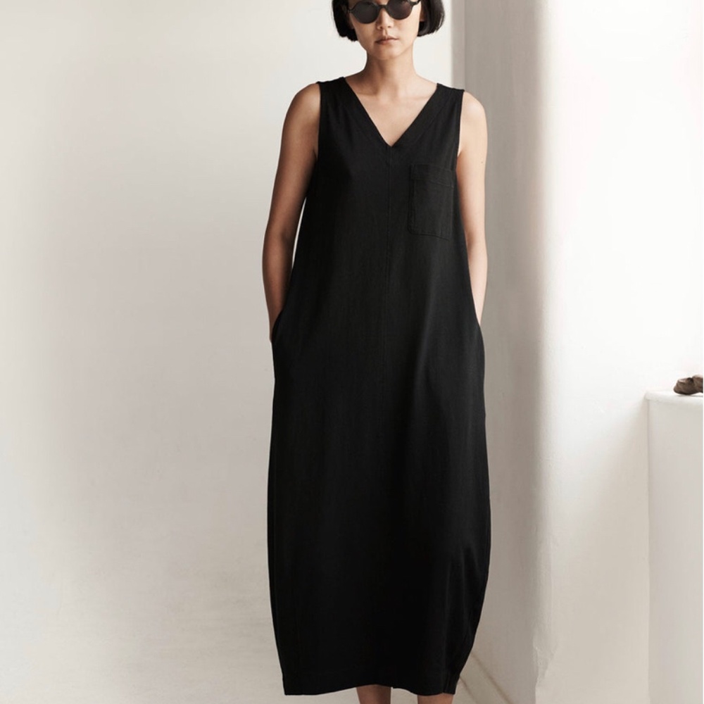 ISO TOAST V-Neck Cotton Jersey Dress